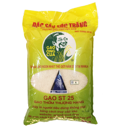 Gạo ST25 Gạo Ông Cua Chính Hãng 5kg