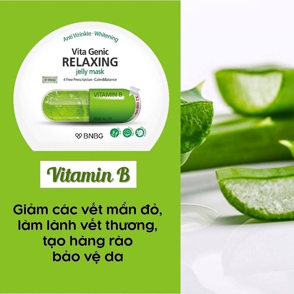 Mặt Nạ BNBG Vitamin B Hỗ Trợ Phục Hồi Da Tổn Thương