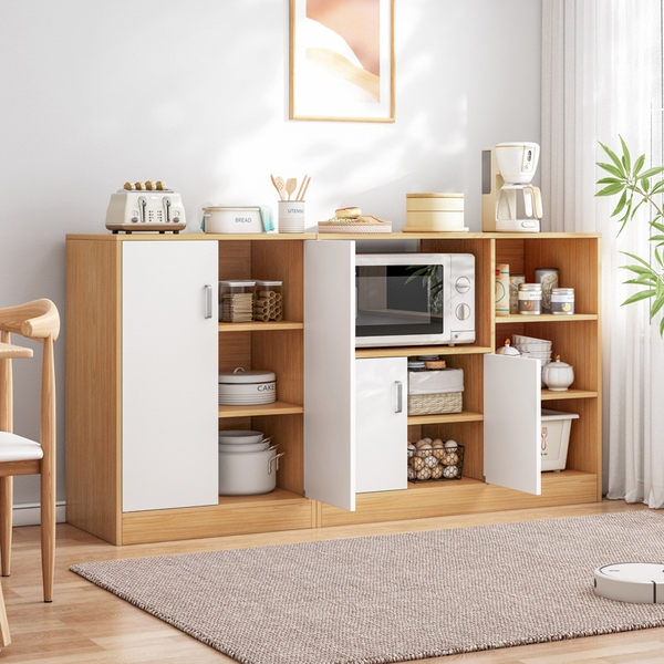 Bộ tủ bếp gỗ MDF hiện đại