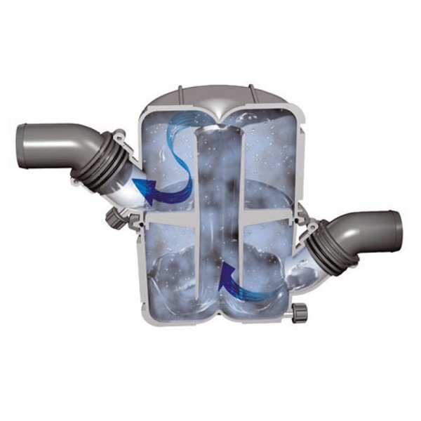 Bộ phận waterlock trên tàu có vai trò quan trọng trong hệ thống xả của