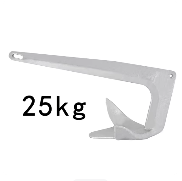 Mỏ Neo Bruce Mạ Kẽm, Cho Tàu Cano, Cân Nặng 2.5-30kg