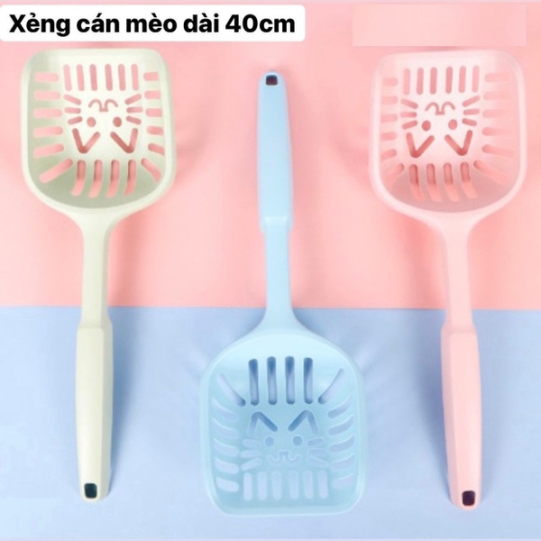 Spet Xẻng hốt phân mặt mèo dài 40cm