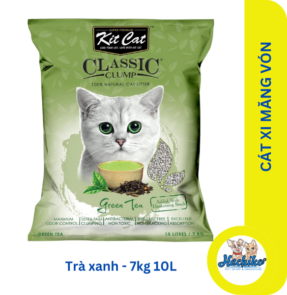 Cát vệ sinh đất sét cho mèo Kit Cat Classic Clump - 10L