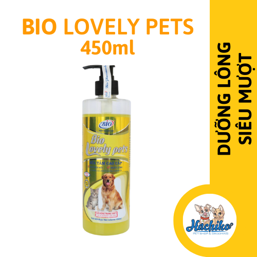 Sữa tắm cho Chó/Mèo dưỡng lông, siêu mượt Bio Lovely Pets 450ml