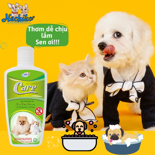 Sữa tắm Bio Care dành cho Chó/Mèo ve rận, bò chét 200ml
