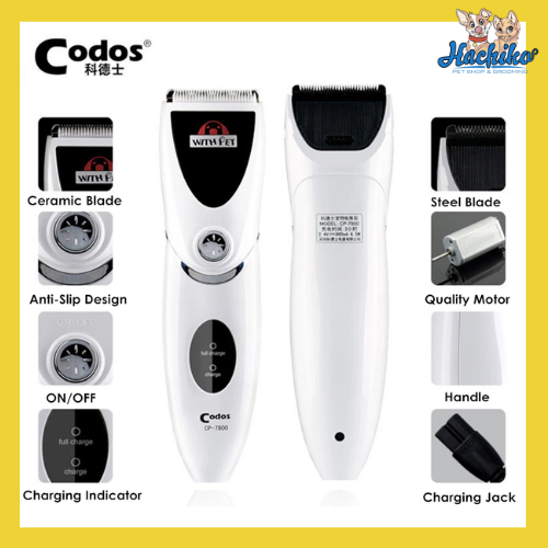 Tông đơ cắt tỉa lông cho thú cưng Chó Mèo Codos CP-6800