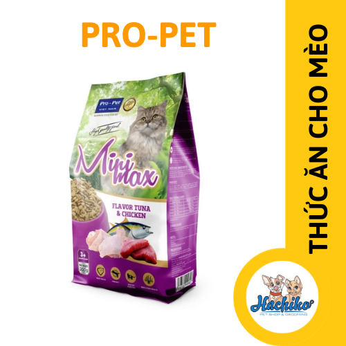 Thức ăn cho Mèo Minimax 350gr  Pro-Pet (1 bao 14kg 40 túi)
