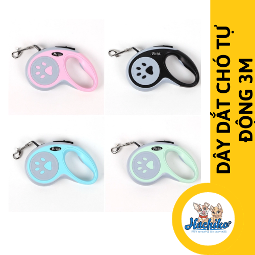 Dây dắt tự động 3M Pet dog vết chân