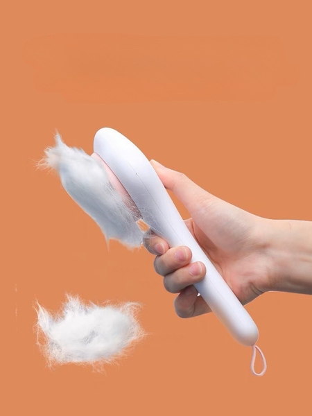 SP Lược chải lông hình bàn chân nút bấm 19*10cm