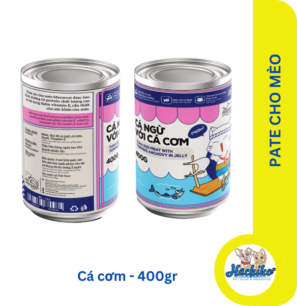 Pate cho mèo Meowcat Mix Topping 7 vị thơm ngon dinh dưỡng - Lon 400gr