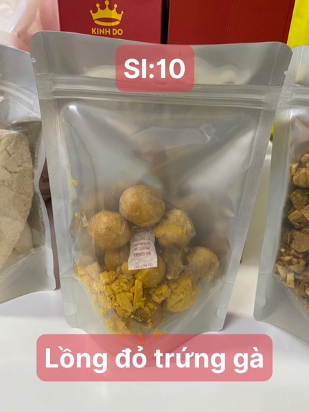 Snack sấy khô Lòng đỏ trứng tròn 100gr