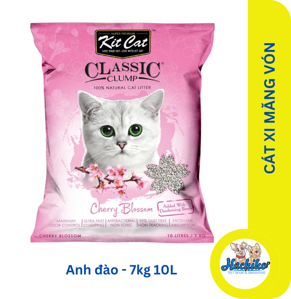 Cát vệ sinh đất sét cho mèo Kit Cat Classic Clump - 10L