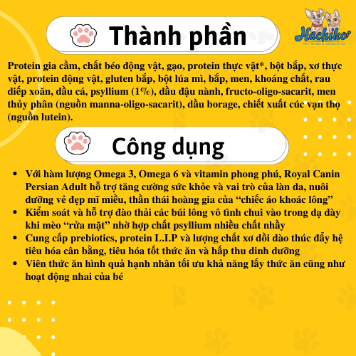 Royal Canin Persian Adult 2kg - Thức ăn cho Mèo ba tư trưởng thành Royal Canin Persian Adult