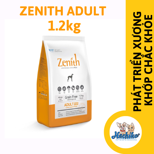 Thức ăn hạt mềm cho chó trưởng thành Zenith Adult - 1.2kg