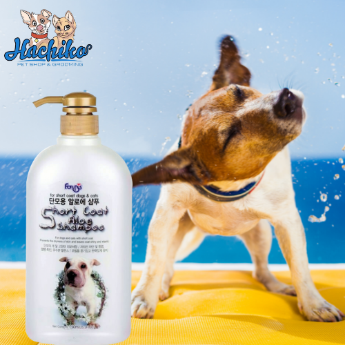 Sữa tắm cho chó lông ngắn Forbis Short Coat Aloe Shampoo 750ml