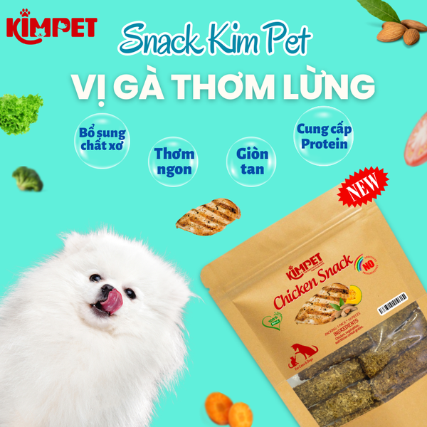 Snack Kim Pet 4 vị thơm ngon cho Chó & Mèo