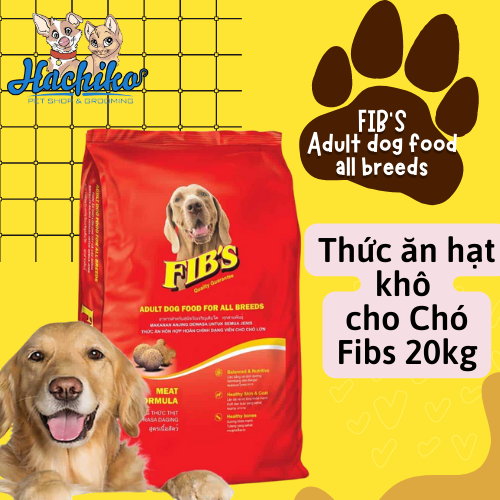 Thức ăn hạt khô cho Chó Fib's 20kg (400gr x50 túi)