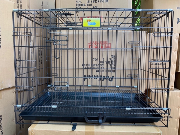 Chuồng vân đá lớn D216MA 76*48*57cm (đen,silver,hồng,xanh)