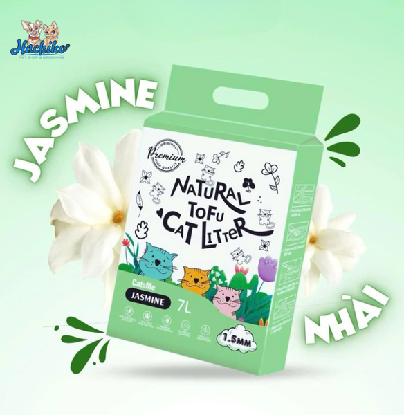 Cát đậu nành cho mèo đi vệ sinh Natural Tofu Cat Litter CatsMe