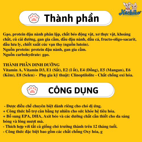 Thức ăn cho chó bị dị ứng Royal Canin Hypoallergenic - 2kg