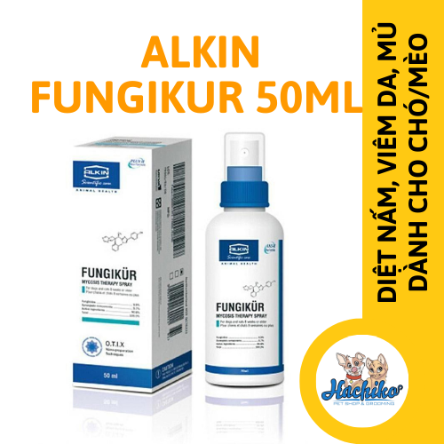 Thuốc trị nấm ghẻ ALKIN Fungikur 50ml cho chó mèo