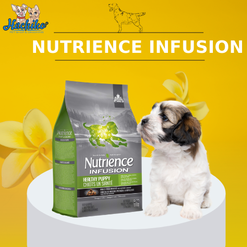Thức ăn cho chó con giống nhỏ Nutrience Infusion vị Thịt gà và rau củ quả tự nhiên 0.5kg