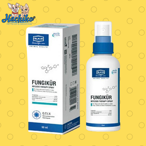 Thuốc trị nấm ghẻ ALKIN Fungikur 50ml cho chó mèo