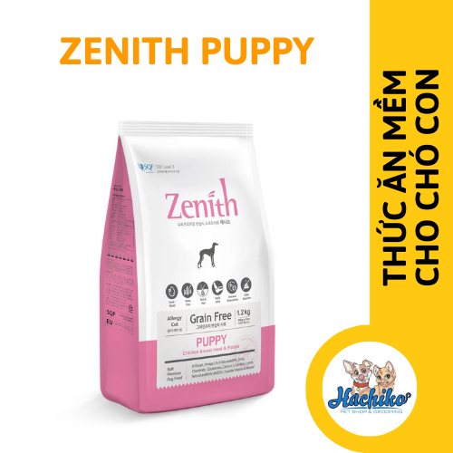 Thức ăn hạt mềm cho chó con Zenith Puppy - 1.2kg/3kg