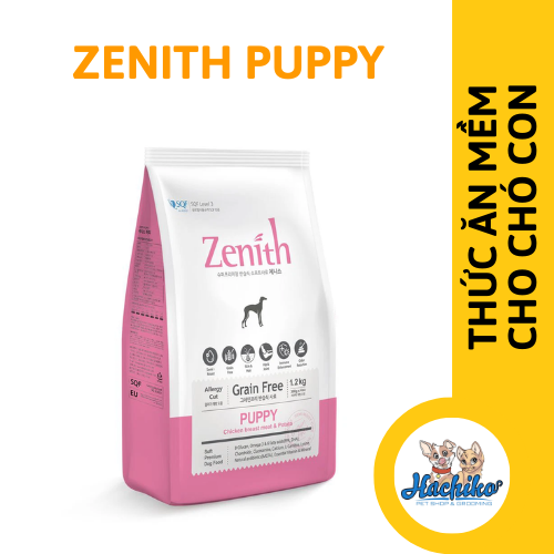 Thức ăn hạt mềm cho chó con Zenith Puppy 1.2kg