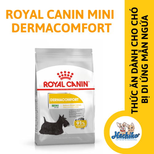 Thức ăn cho chó bị dị ứng, giảm ngứa Royal Canin Mini Dermacomfort - 3kg