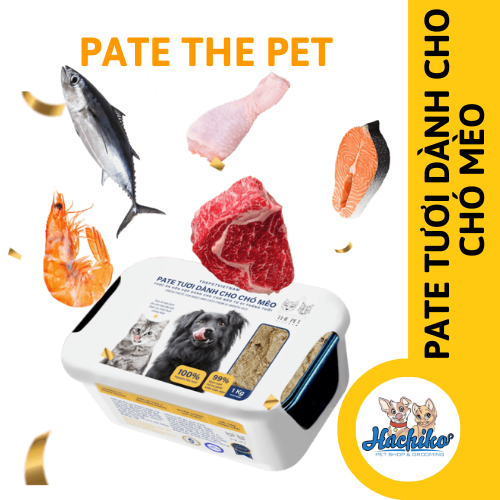 Pate tươi The Pet Viet Nam dành cho Chó/Mèo 1kg đủ hương vị