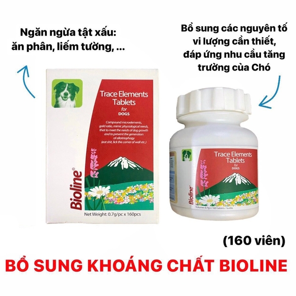 Spet Viên bổ sung khoáng Bioline 160v