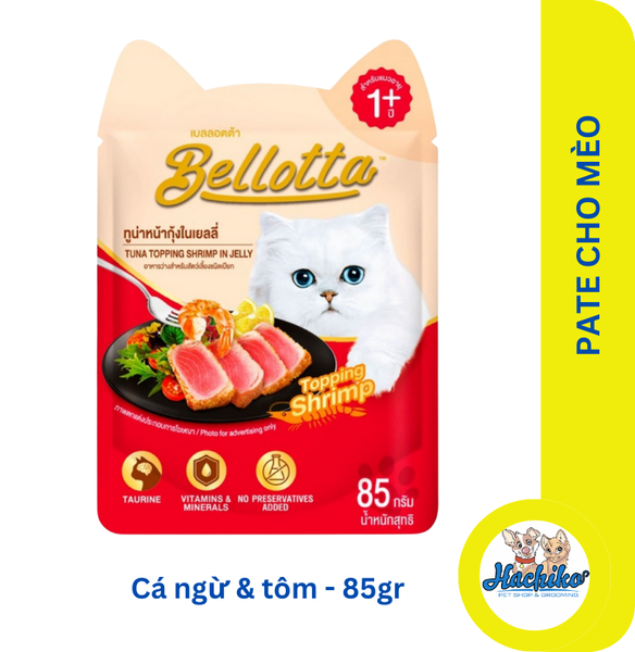 Thức ăn dạng sốt cho mèo Pate Bellotta - Gói 85gr