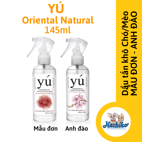 Dầu tắm khô Yú cho chó mèo chai 145ml