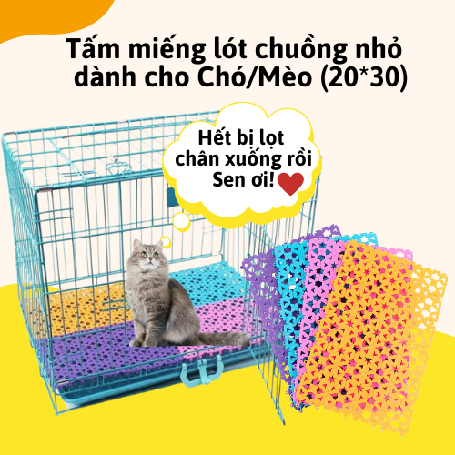 Tấm miếng lót chuồng nhỏ  dành cho Chó/Mèo (20*30cm)