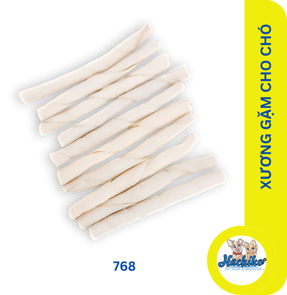 Xương gặm da bò vị sữa dành cho chó Tài Hưng Thịnh - MS: 608, 720, 767, 907, 905, 6100, 768, 968, 746