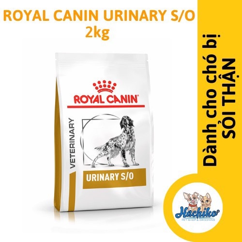 Thức ăn hỗ trợ bệnh sỏi thận cho chó Royal Canin Urinary S/O canine 2kg