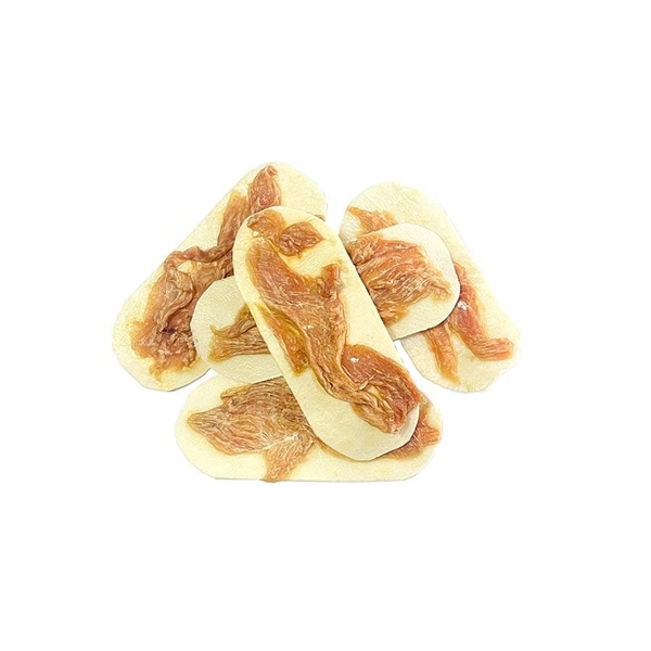 Bánh da bò phủ thịt gà cho chó DoggyMan - 6 cây