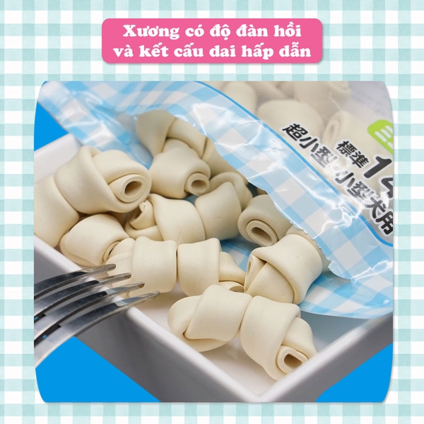 Bánh Thưởng Cho Chó Xương Sữa Dê DoggyMan - 14 cây mini