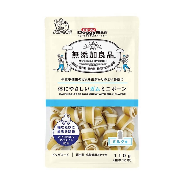 Bánh xương nơ vị sữa cho chó DoggyMan - 110gr