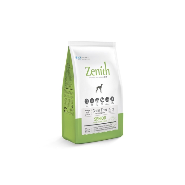 Thức ăn hạt mềm cho chó già Zenith gói 1.2kg