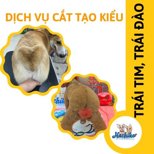 Dịch vụ cắt tạo kiểu (trái tim, trái đào...)