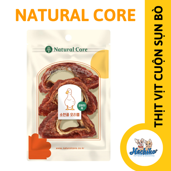 Thịt Vịt cuộn sụn bò cho chó Natural Core - 65g