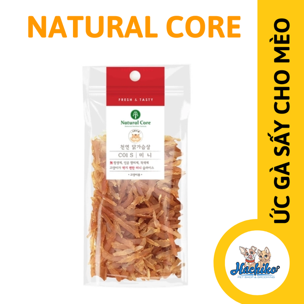 Snack ức gà sấy cho mèo Natural Core Hàn Quốc - 40g
