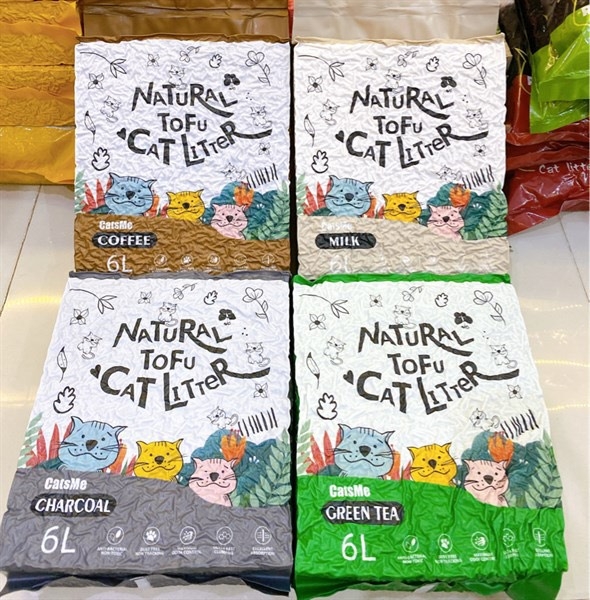 Cát đậu nành cho mèo đi vệ sinh Natural Tofu Cat Litter CatsMe