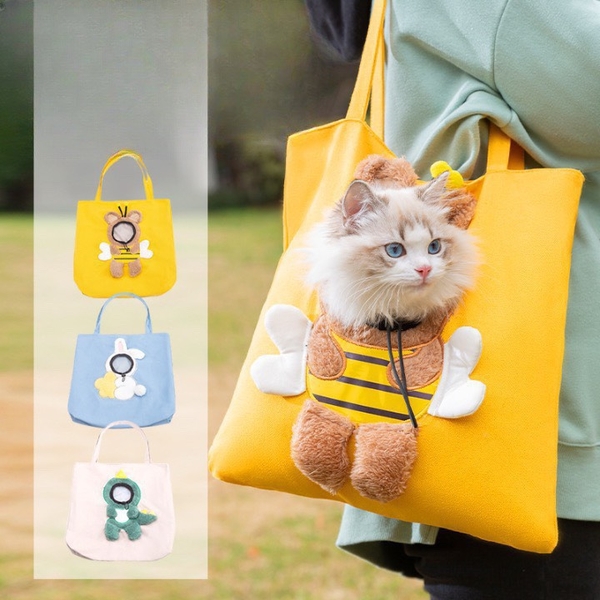 Túi vải đeo thú cưng ong vàng S (38*38cm)