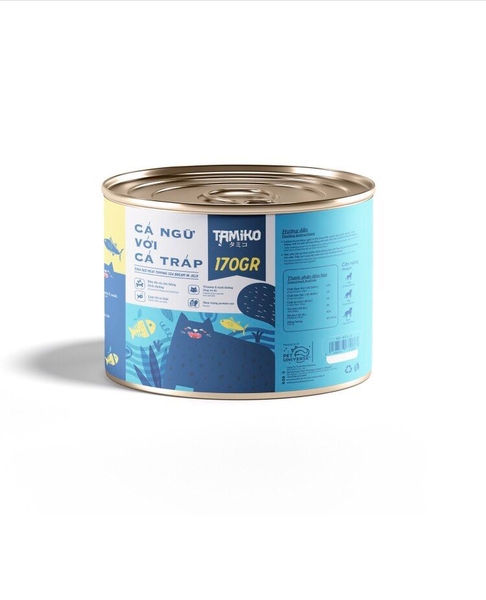 Pet Uni Pate mèo Tamiko 170gr (thùng 48 lon)