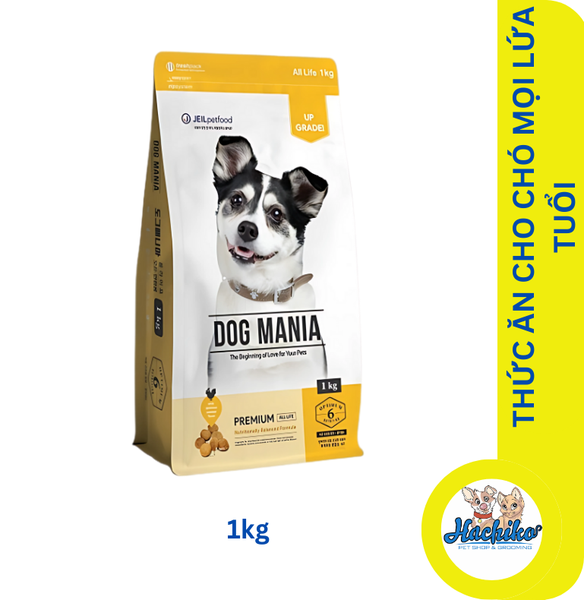 Thức ăn chó mọi lứa tuổi Dog Mania Premium - 1kg/5kg