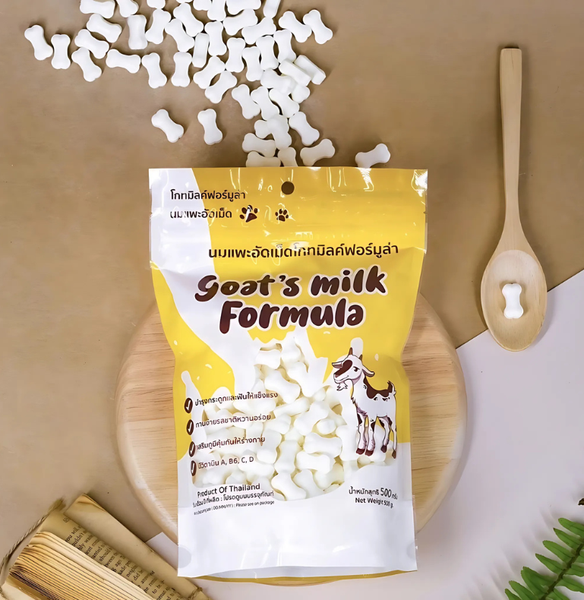 Kẹo bánh xương sữa dê Goat Milk bổ sung Canxi chó - 500gr