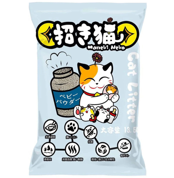 Cát vệ sinh đất sét Maneki Neko 5L cho Mèo công nghệ Nhật Bản
